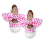 Tenis puntera cuadritos para niña – calzado infantil español hecho a mano – Spañoletas México