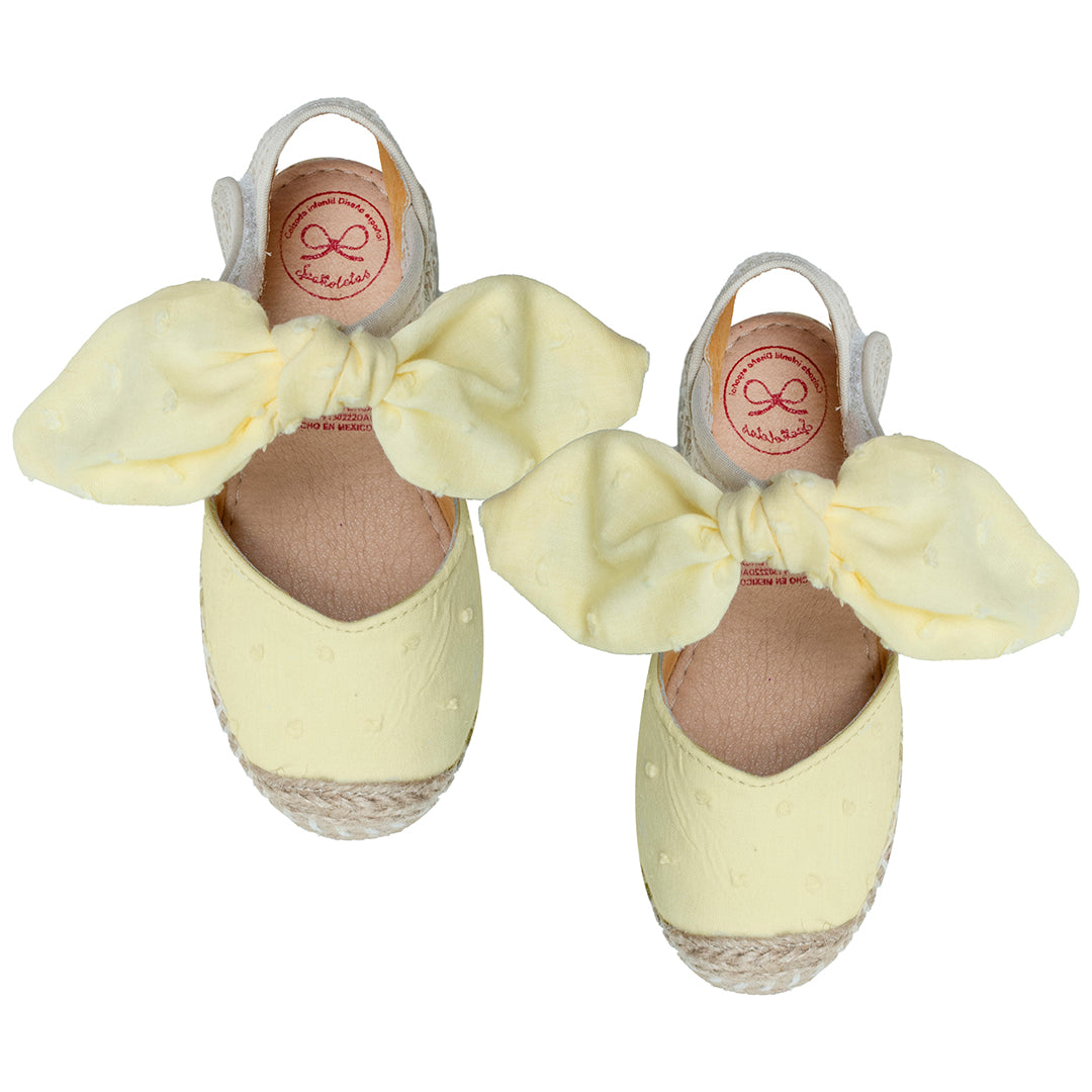 Alpargata Plumeti Moño