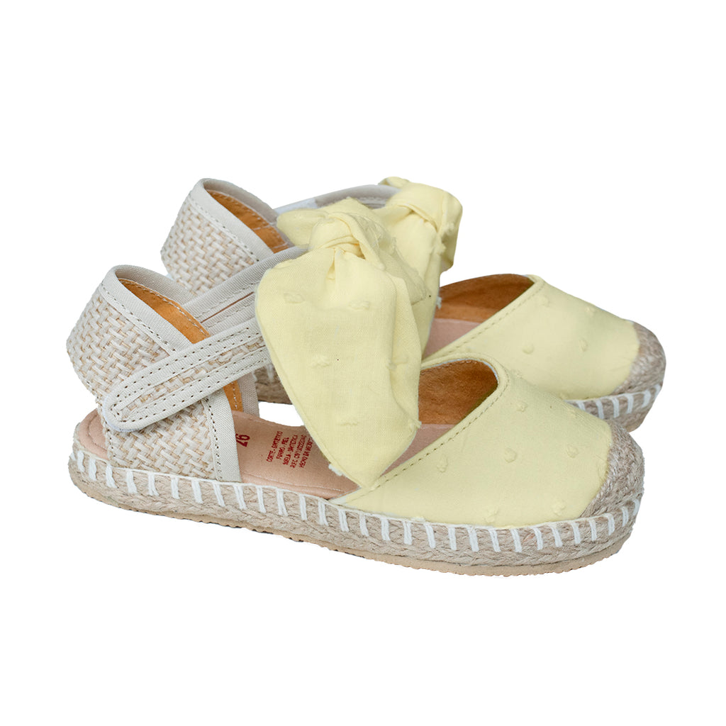 Alpargata Plumeti Moño