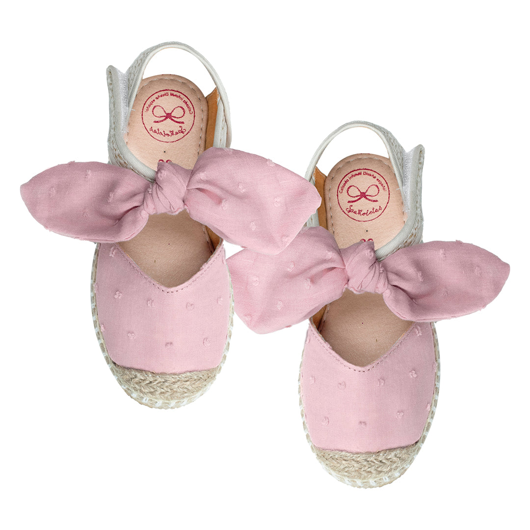 Alpargata Plumeti Moño