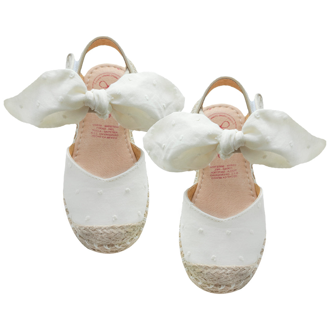 Alpargata Plumeti Moño