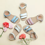Sandalias con borla para niña – calzado infantil español hecho a mano – Spañoletas México