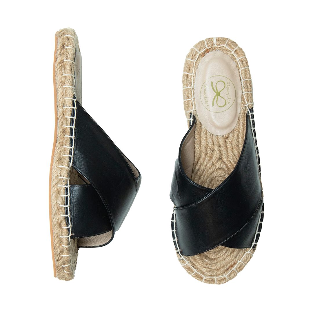 Sandalia Cruzada Piel Ultimas tallas