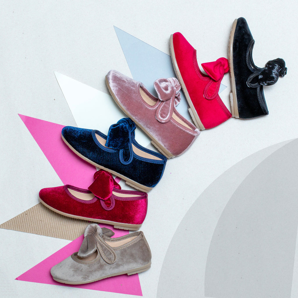 Clásica Moño Terciopelo con Cierre Velcro