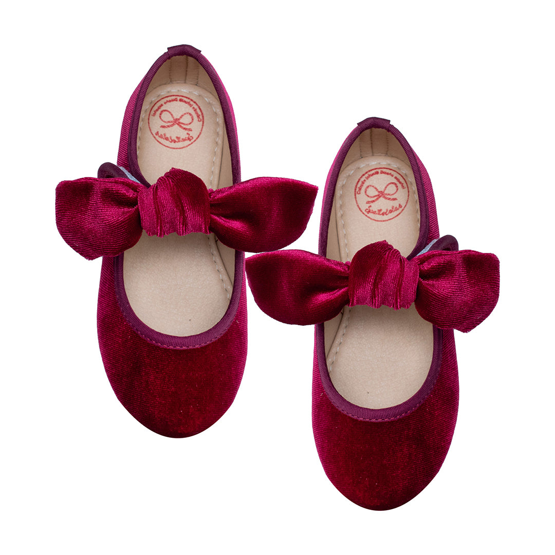 Clásica Moño Terciopelo con Cierre Velcro