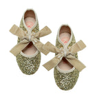 Merceditas clásica listón glitter para niña – calzado infantil español hecho a mano – Spañoletas México