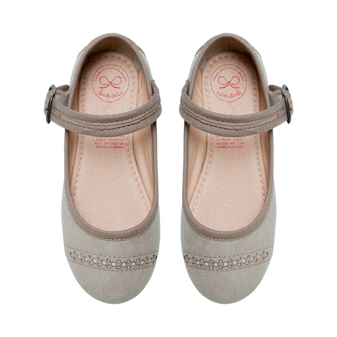 Clásica Hebilla Gamuza Básicos