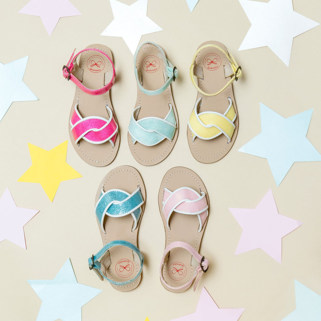 Sandalias Pop colores para niña – calzado infantil español hecho a mano – Spañoletas México