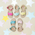 Sandalias Pop colores para niña – calzado infantil español hecho a mano – Spañoletas México