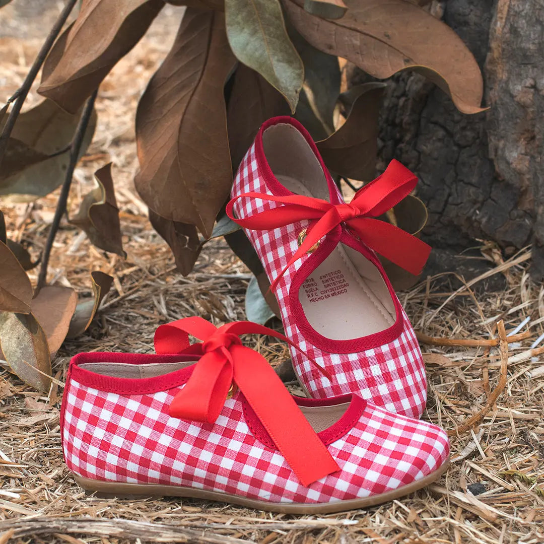 Cuadritos Listón Rojo