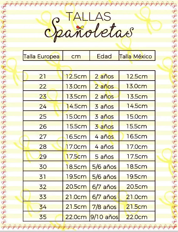 Calzado Infantil Medida Zapato Bebe Tabla Tallas De Zapatos Mexico